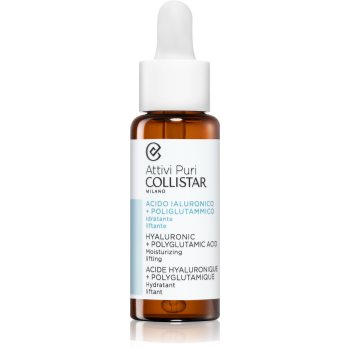 Collistar Attivi Puri Hyaluronic + Polyglutamic Acid Serum ser facial cu efect de lifting cu acid hialuronic