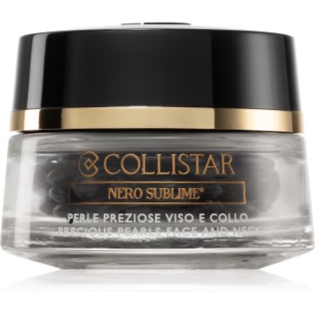 Collistar Nero Sublime® Precious Pearls Face and Neck capsule cu serum facial