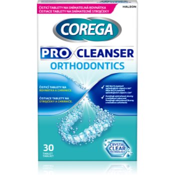 Corega Pro Cleanser Orthodontics tablete pentru curățarea aparatelor dentare
