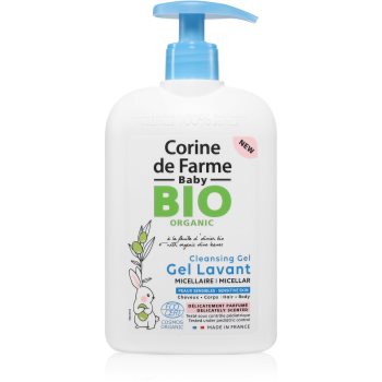 Corine de farme Baby BIO Cleansing Gel gel micelar pentru corp si par