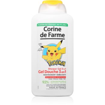 Corine de farme Shower Gel 3 in 1 ніжний дитячий гель для душу та шампунь 3в1 500 мл
