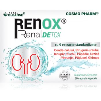 Cosmo Pharm Renox Renal Detox capsule pentru scăderea retenției de apă în organism