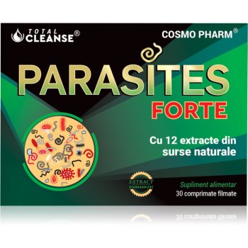 Cosmo Pharm Parasites Forte tablete favorizează detoxifierea organismului