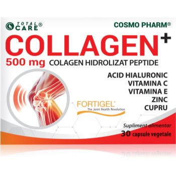 Cosmo Pharm Collagen+ 500 mg capsule pentru articulații, ligamente și piele