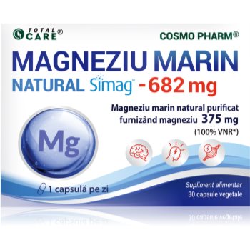 Cosmo Pharm Magneziu Marin Natural capsule pentru suplimentarea eficientă a aportului de magneziu