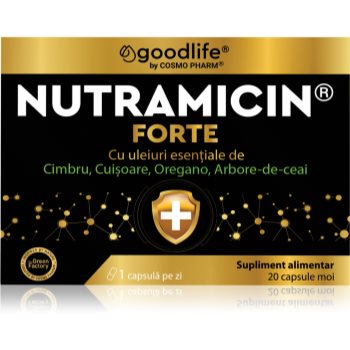 Cosmo Pharm Nutramicin Forte capsule pentru detoxificarea organismului și sprijinirea imunității