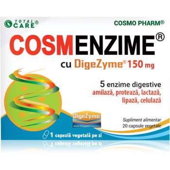 Cosmo Pharm CosmEnzyme + DigeZyme capsule cu enzime digestive