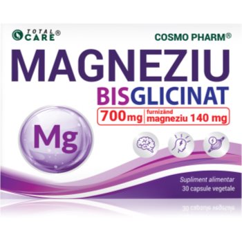 Cosmo Pharm Magneziu Bisglicinat 700 mg capsule pentru suplimentarea eficientă a aportului de magneziu