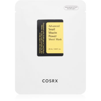 Cosrx Advanced Snail Power Essence mască textilă cu efect antirid cu efect de hidratare