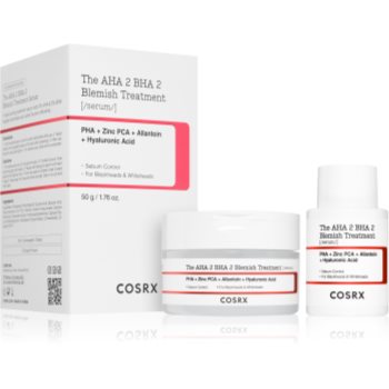 Cosrx The AHA 2 BHA 2 Blemish Treatment Serum tratament topic pentru acnee