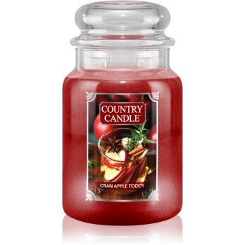 Country Candle Cran Apple Toddy lumânare parfumată