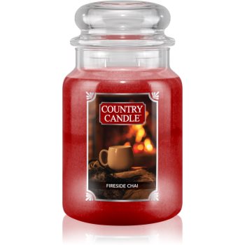 Country Candle Fireside Chai lumânare parfumată