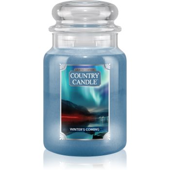 Country Candle Winter\'s Coming lumânare parfumată