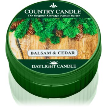 Country Candle Balsam & Cedar lumânare