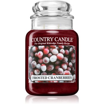 Country Candle Frosted Cranberries lumânare parfumată Country Candle imagine noua