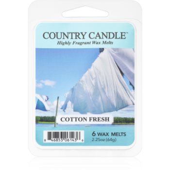 Country Candle Cotton Fresh ceară pentru aromatizator Country Candle imagine noua 2022