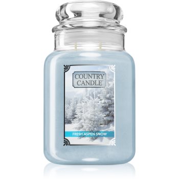 Country candle fresh aspen snow lumânare parfumată