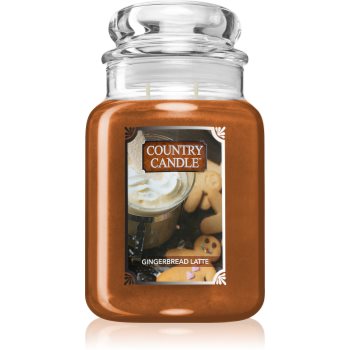 Country candle gingerbread latte lumânare parfumată