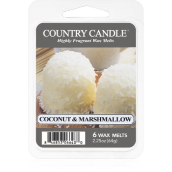 Country candle coconut & marshmallow ceară pentru aromatizator