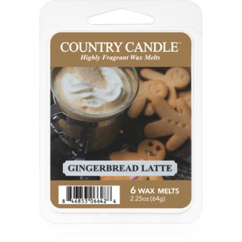 Country Candle Gingerbread Latte ceară pentru aromatizator Country Candle Parfumuri