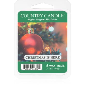 Country Candle Christmas Is Here ceară pentru aromatizator