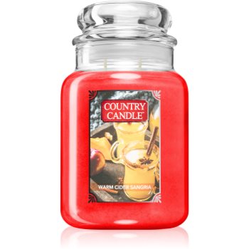 Country Candle Warm Cider Sangria lumânare parfumată Candle imagine noua
