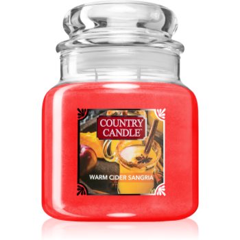 Country Candle Warm Cider Sangria lumânare parfumată Candle imagine noua