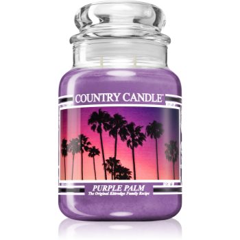 Country Candle Purple Palm lumânare parfumată