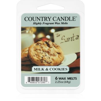 Country Candle Milk & Cookies ceară pentru aromatizator