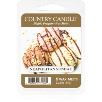 Country Candle Neapolitan Sundae ceară pentru aromatizator