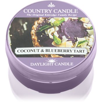 Country candle coconut & blueberry tart lumânare