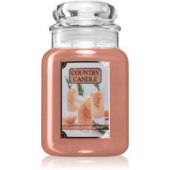 Country Candle Grapefruit & Rosemary lumânare parfumată