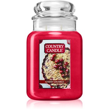 Country Candle Cherry Crumble lumânare parfumată