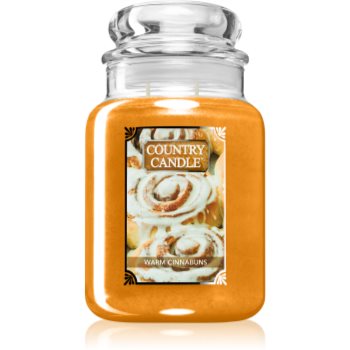 Country Candle Warm Cinnabuns lumânare parfumată