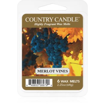 Country Candle Merlot Vines ceară pentru aromatizator