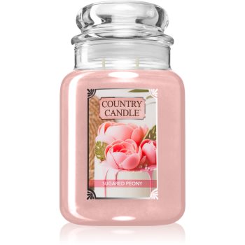 Country Candle Sugared Peony lumânare parfumată