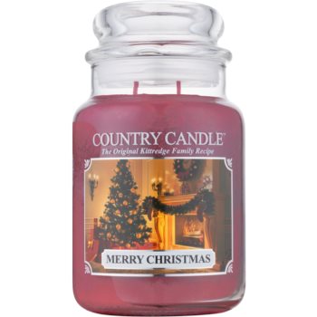 Country Candle Merry Christmas lumânare parfumată Country Candle imagine noua