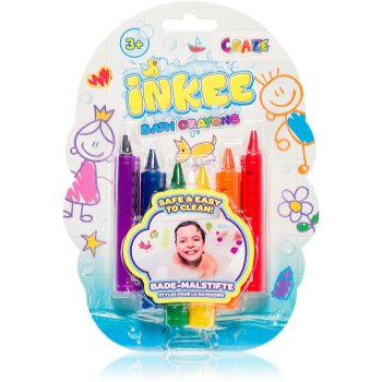 Craze INKEE Bath Crayons creioane colorate pentru cadă