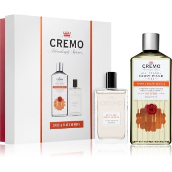 Cremo Spice & Black Vanilla Gift Set set cadou pentru bărbați