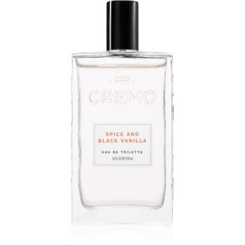 Cremo Spice & Black Vanilla Eau de Toilette pentru bărbați Sweet & Spicy