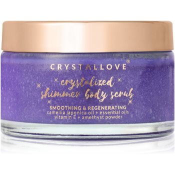 Crystallove Amethyst Shimmer Body Scrub exfoliant pentru corp - Sellmag.ro