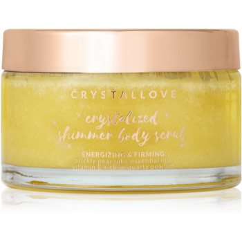 Crystallove Clear Quartz Shimmer Body Scrub exfoliant pentru corp - Sellmag.ro