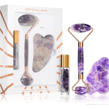 Crystallove Quartz Beauty Set Amethyst set pentru îngrijirea pielii