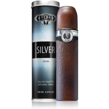 Cuba Silver Eau de Toilette pentru bărbați