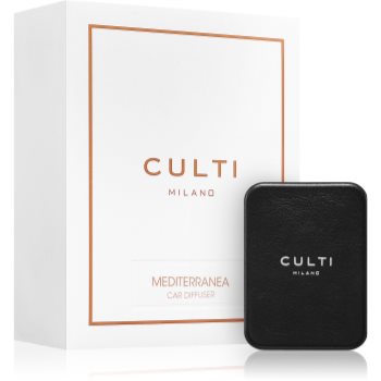 Culti Car Diffuser Black Mediterranea parfum pentru masina + refill