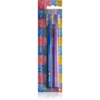 Curaprox limited edition love periuțe de dinți ultra soft 2 pc