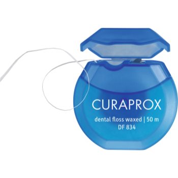 Curaprox Dental Floss Waxed DF 834 Mint ata dentara cu menta