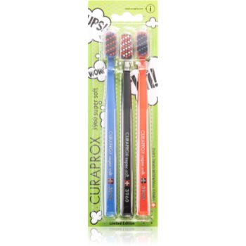 Curaprox limited edition comics periuta de dinti super-moale 3 pc