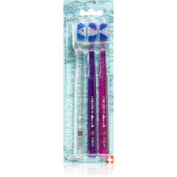 Curaprox 5460 ultra soft summer fish periuțe de dinți ultra soft