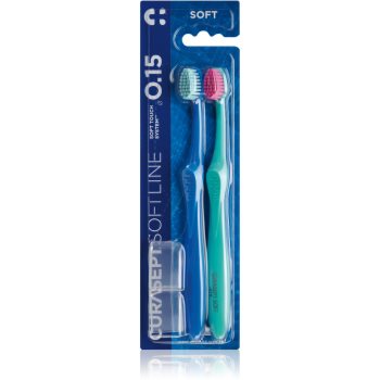 Curasept Softline 0.15 Soft 2pack perie de dinti